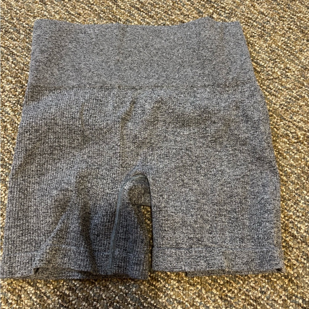 Colsie Heathered Gray Bike Shorts
